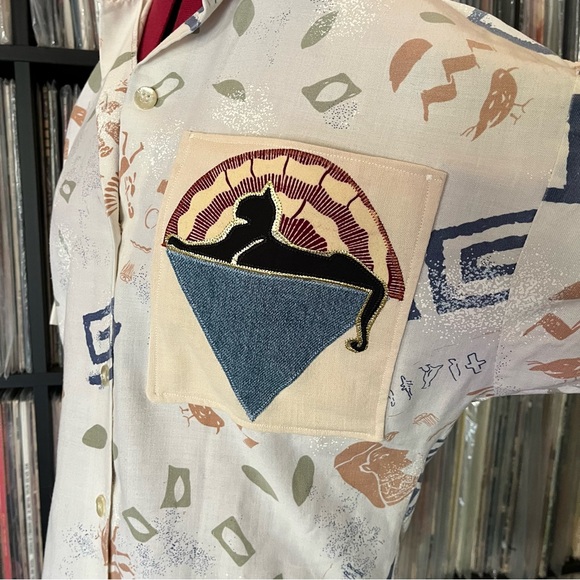 Cats Under Stars JGB Garcia Grateful Egypt ♻️❤️⚡️💙🐈‍⬛ festival patchwork - Picture 2 of 12